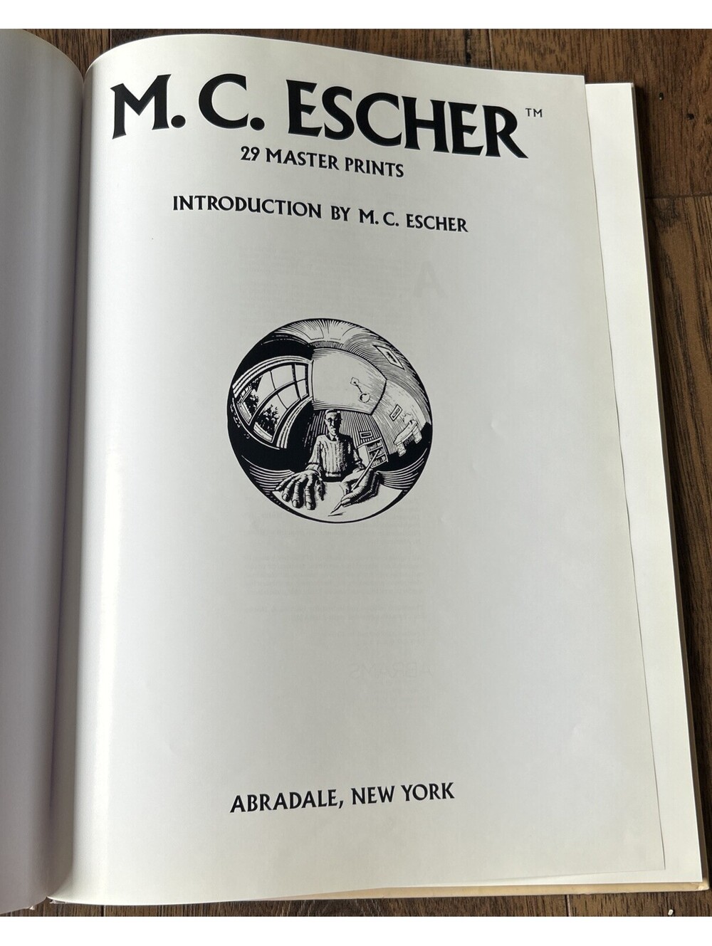M.C. Escher: 29 Master Prints Hardcover, No Book Jacket.  Amazing Art Work!